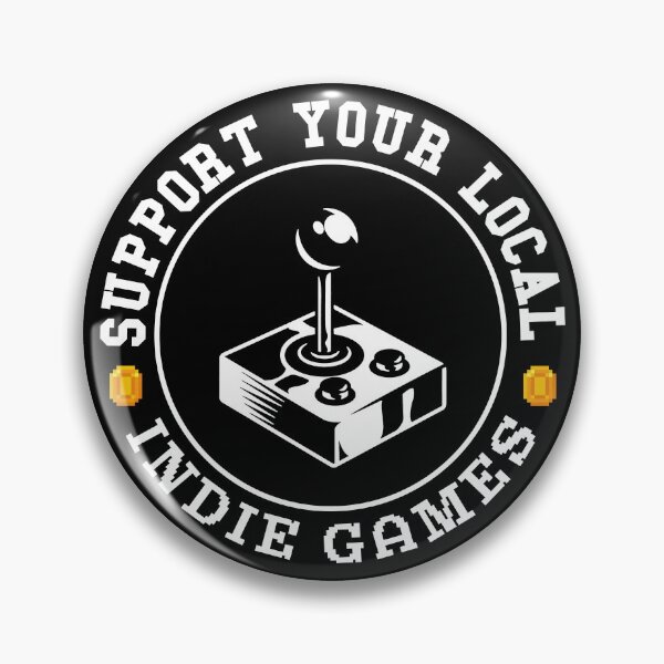 Item preview, Support Local Indie Games designed and sold by Power Up Prints.