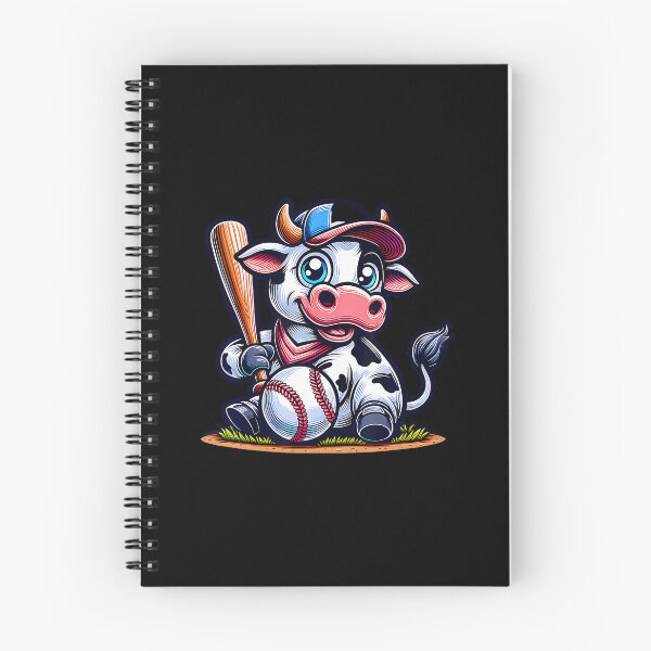 Item preview, Cute Baseball Cow With Bat Funny designed and sold by keatnybolho.