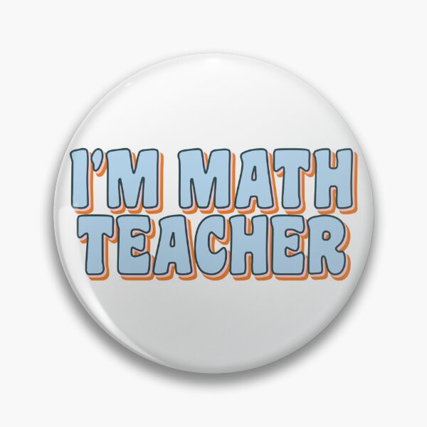 Item preview, I am Math Teacher designed and sold by Think4Prints.