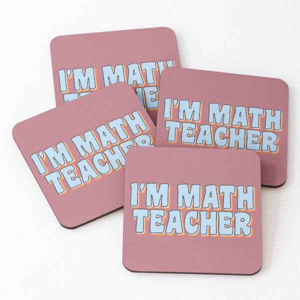 Item preview, I am Math Teacher designed and sold by Think4Prints.