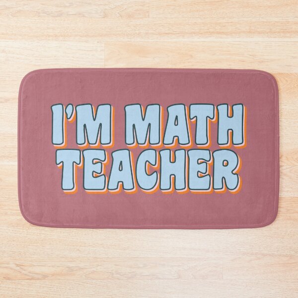 Item preview, I am Math Teacher designed and sold by Think4Prints.