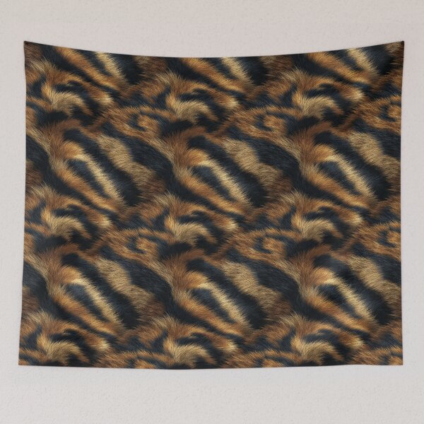 Item preview, Artistic Dark-Hued Tiger Stripe Pattern  - Gifts For Girls designed and sold by RoyalStarsPatts.