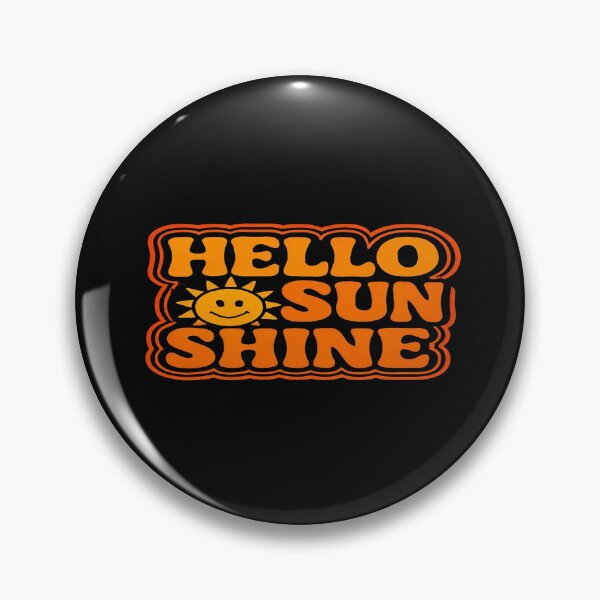 Item preview, Retro Hello Sunshine Quote – Smiling Sun Graphic for Positive Vibes, Summer Feels & Uplifting Decor designed and sold by Bright Nest Studio.