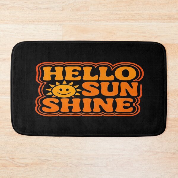 Item preview, Retro Hello Sunshine Quote – Smiling Sun Graphic for Positive Vibes, Summer Feels & Uplifting Decor designed and sold by Bright Nest Studio.