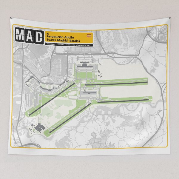 Item preview, Airport - Madrid-Barajas designed and sold by aleibanez.