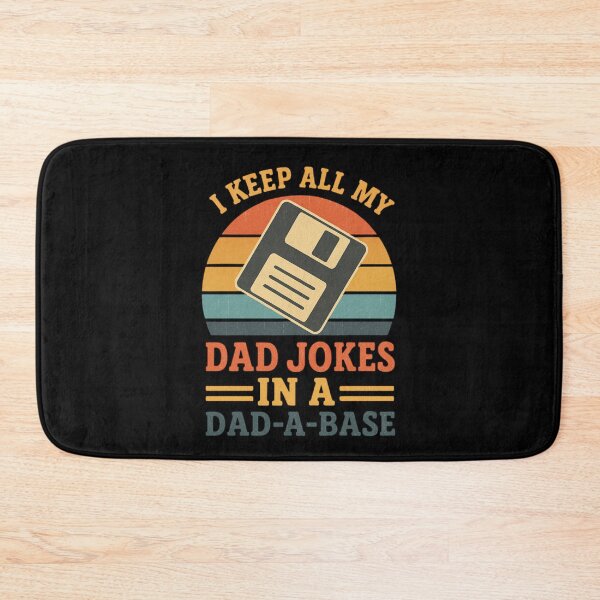 Item preview, I Keep All My Dad Jokes in a Dad-A-Base – Funny Retro Dad Joke Pun designed and sold by flagylART.