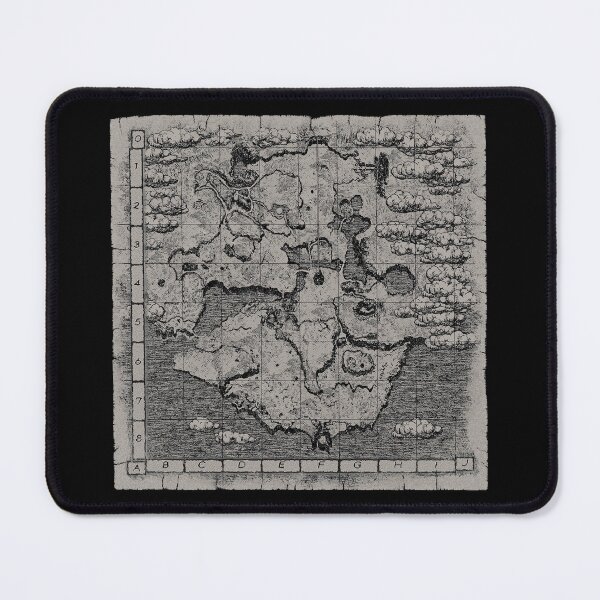 Item preview, Shadow of the Colossus Forbidden Lands PS2 Map designed and sold by Power Up Prints.