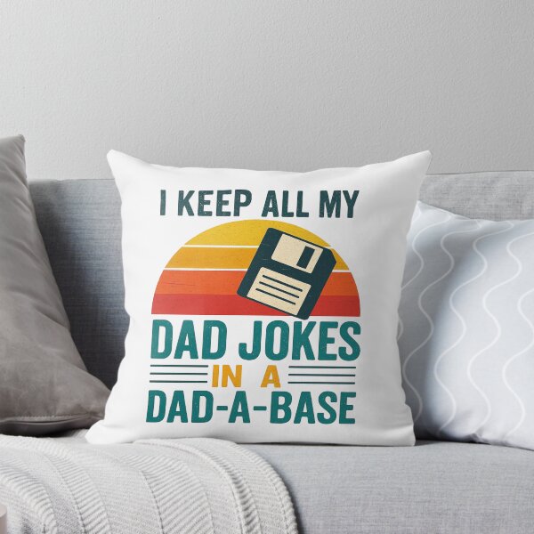 Item preview, I Keep All My Dad Jokes in a Dad-A-Base – Funny Retro Dad Joke Pun designed and sold by flagylART.