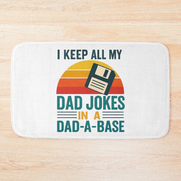 Item preview, I Keep All My Dad Jokes in a Dad-A-Base – Funny Retro Dad Joke Pun designed and sold by flagylART.