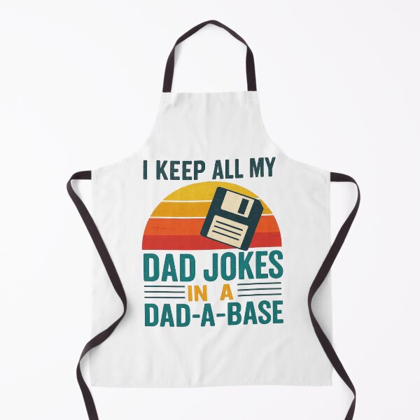 Item preview, I Keep All My Dad Jokes in a Dad-A-Base – Funny Retro Dad Joke Pun designed and sold by flagylART.