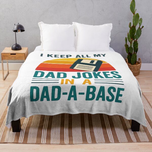 Item preview, I Keep All My Dad Jokes in a Dad-A-Base – Funny Retro Dad Joke Pun designed and sold by flagylART.