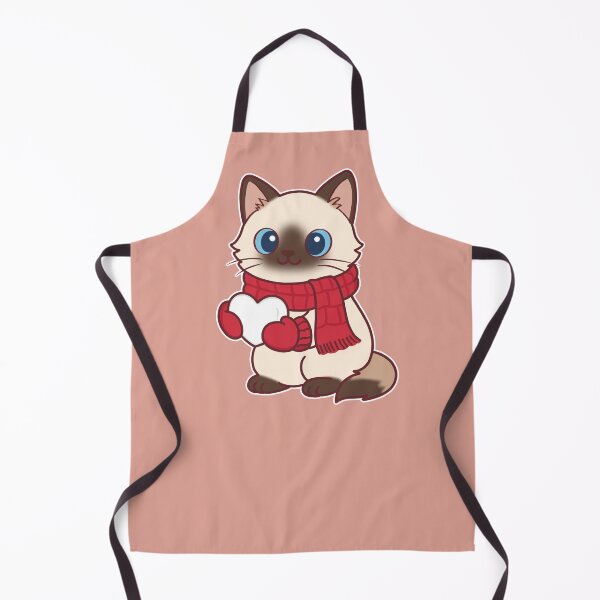 Item preview, Cute Ragdoll Cat Holding Heart Snowball designed and sold by BGMeYou.