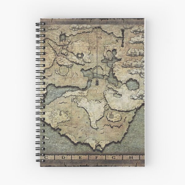 Item preview, Shadow of the Colossus Forbidden Lands Map designed and sold by Power Up Prints.