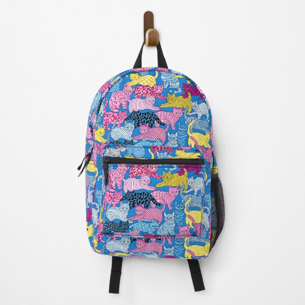 Item preview, Colorful Patterned Cats Seamless Design | Whimsical Feline Art for Prints, Stickers & More designed and sold by Atelier Nocturne Graphic.