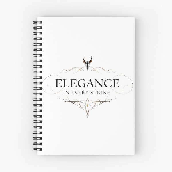 Item preview, Elegance in Every Strike – Dark Fantasy Gothic Typography Art designed and sold by Graphic Therapist.
