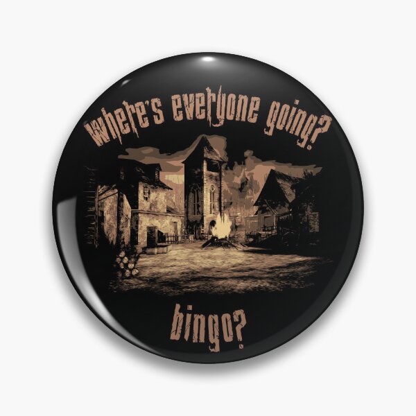 Item preview, Resident Evil 4 Leon Where's Everyone Going? Bingo? designed and sold by Power Up Prints.
