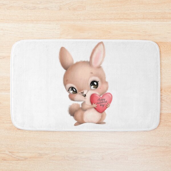Item preview, Happy Valentine’s Day With a Sweet Bunny. designed and sold by Dinasshop.