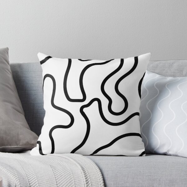 Item preview, Black waves pattern designed and sold by artist-lilly.