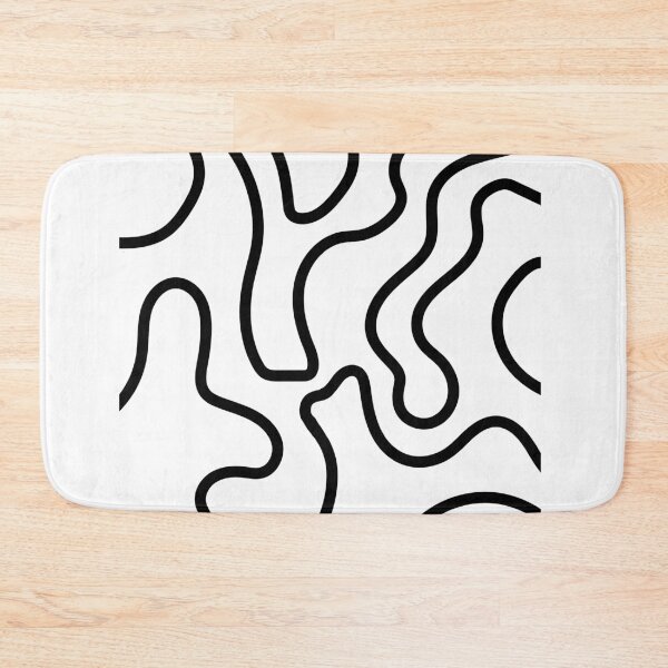 Item preview, Black waves pattern designed and sold by artist-lilly.