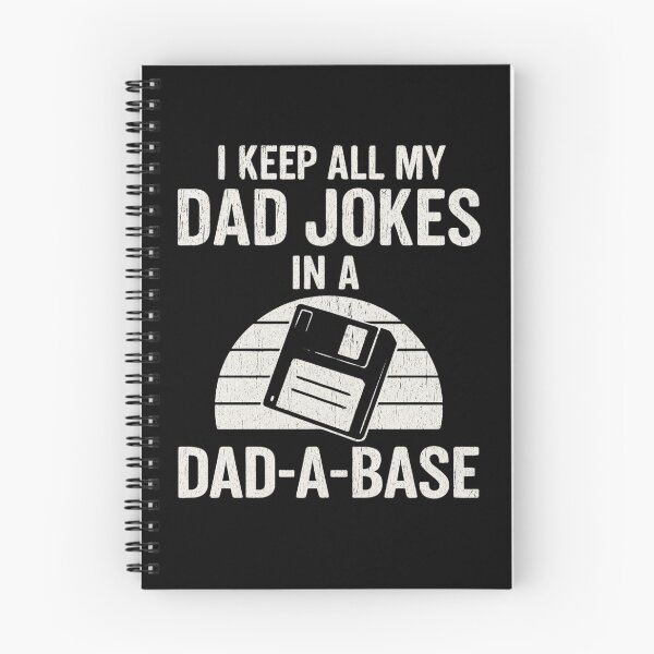 Item preview, I Keep All My Dad Jokes in a Dad-A-Base – Funny Dad Joke Pun Typography designed and sold by flagylART.