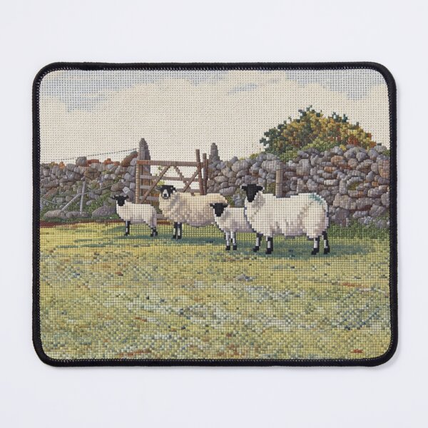 Item preview, Dartmoor sheep2(photography + AI) designed and sold by artsmeow.
