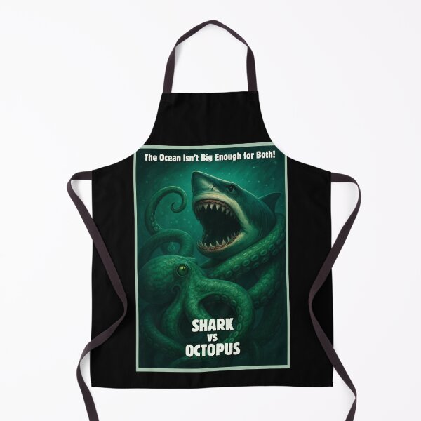 Item preview, Shark vs Octopus - Sea Monsters Creature Feature designed and sold by FilMate.