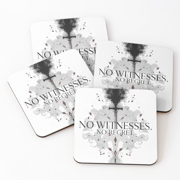 Item preview, No Witnesses. No Regret. – Assassin Shadow Typography Art designed and sold by Graphic Therapist.