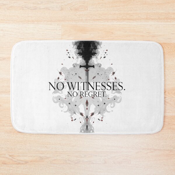 Item preview, No Witnesses. No Regret. – Assassin Shadow Typography Art designed and sold by Graphic Therapist.