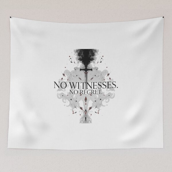 Item preview, No Witnesses. No Regret. – Assassin Shadow Typography Art designed and sold by Graphic Therapist.