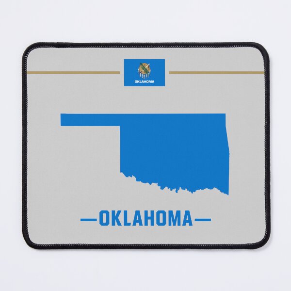 Item preview, Oklahoma State Pride, Classic Blue Silhouette Design designed and sold by mashmosh.