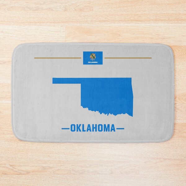 Item preview, Oklahoma State Pride, Classic Blue Silhouette Design designed and sold by mashmosh.