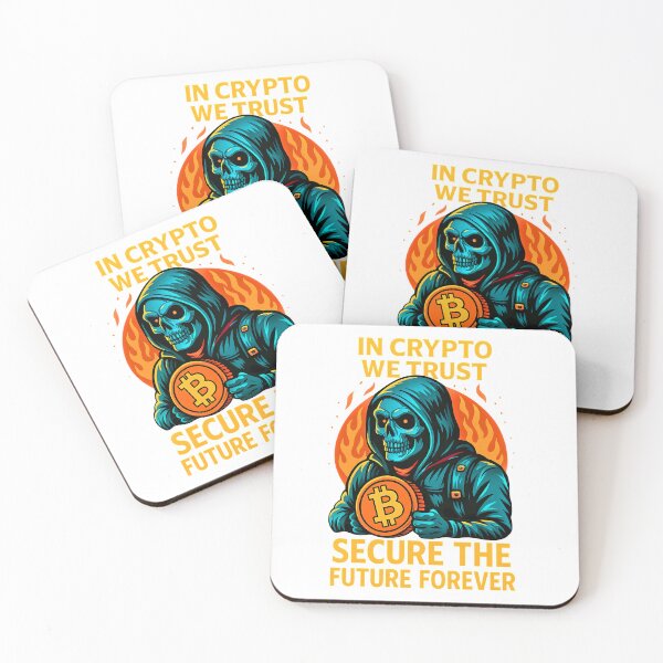 Item preview, IN CRYPTO WE TRUST – SECURE THE FUTURE FOREVER designed and sold by BitCrop.