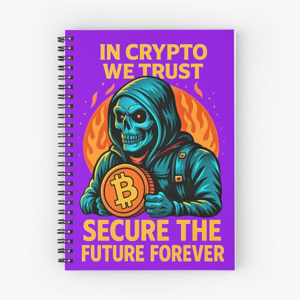 Item preview, IN CRYPTO WE TRUST – SECURE THE FUTURE FOREVER designed and sold by BitCrop.