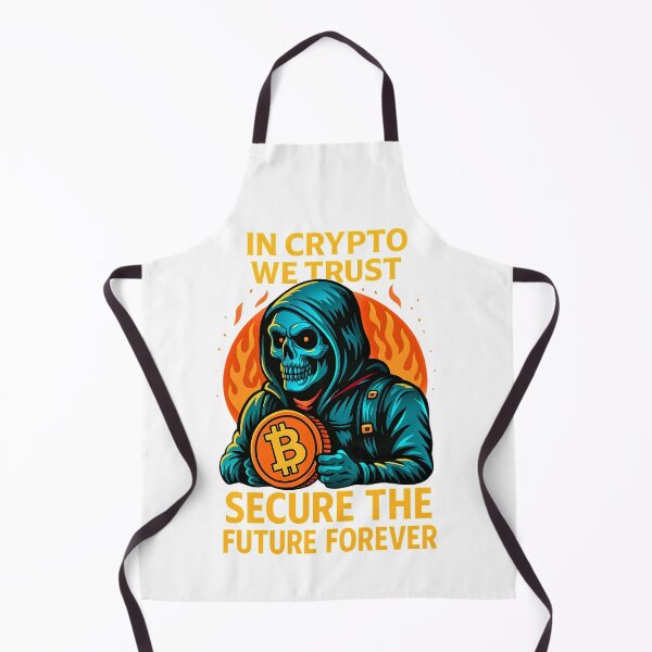 Item preview, IN CRYPTO WE TRUST – SECURE THE FUTURE FOREVER designed and sold by BitCrop.