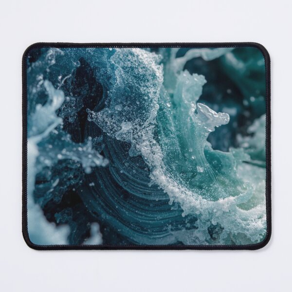 Item preview, Crystalline Teal Wave Texture designed and sold by Harmonic_Layers.
