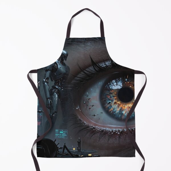 Item preview, Futuristic Eye Watching a Robotic World designed and sold by Insomnia Art Designs.