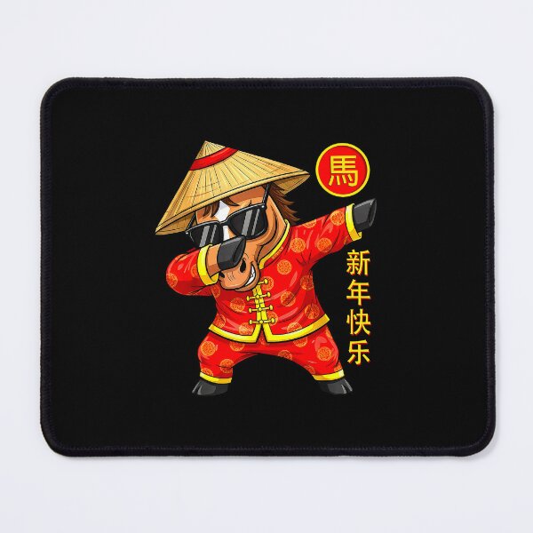 Item preview, Happy Chinese New Year Dab Horse Funny Lunar Year designed and sold by MerchDeviant.
