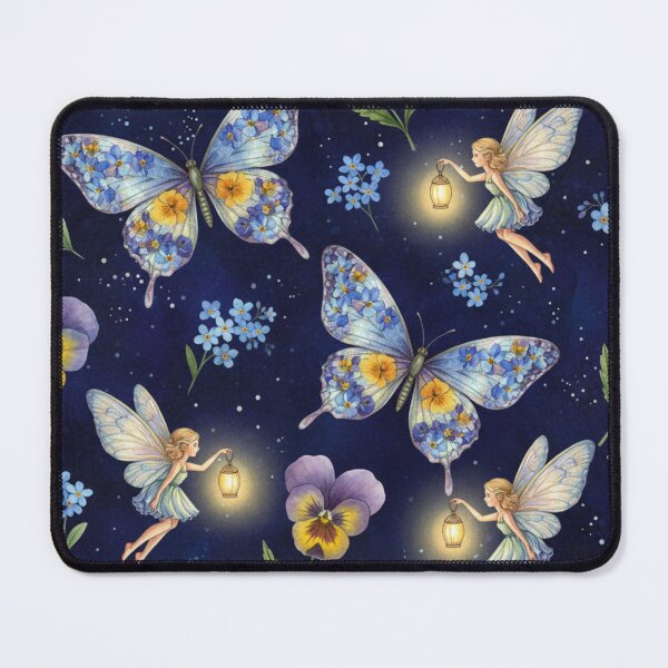 Item preview, Lanternlight Fairy & Butterfly Nocturne Pattern designed and sold by Dream Bloom Gallery.