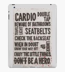 The Rules of Zombieland iPad Case/Skin