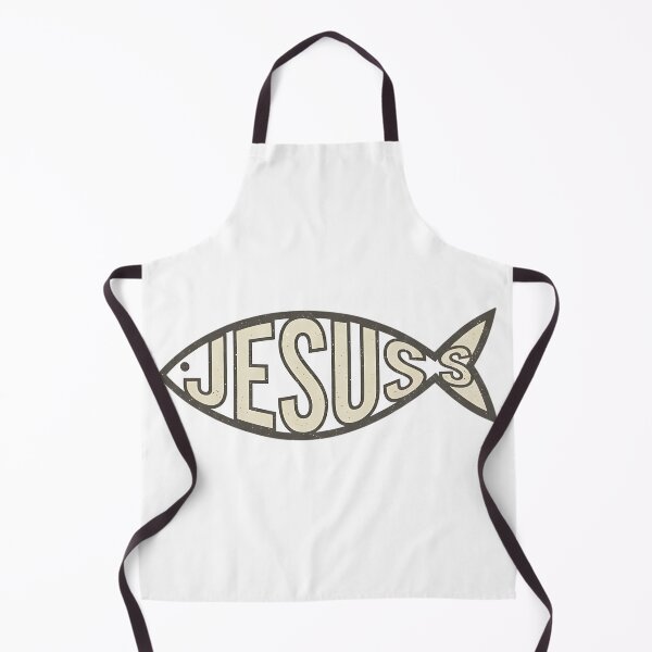 Item preview, Jesus Fish Religious Typography designed and sold by CELESTIAL©️.