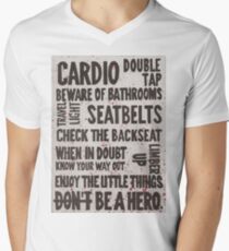 The Rules of Zombieland Men's V-Neck T-Shirt