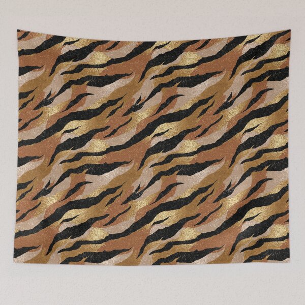 Item preview, Minimalistic Bold-Styled Tiger Stripe Pattern  - Housewarming Gifts designed and sold by RoyalStarsPatts.