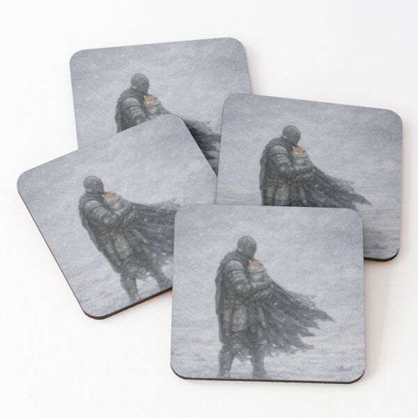 Item preview, Lone Knight in a Snowstorm – Fantasy Art of Endurance and Protection designed and sold by Visualynx.