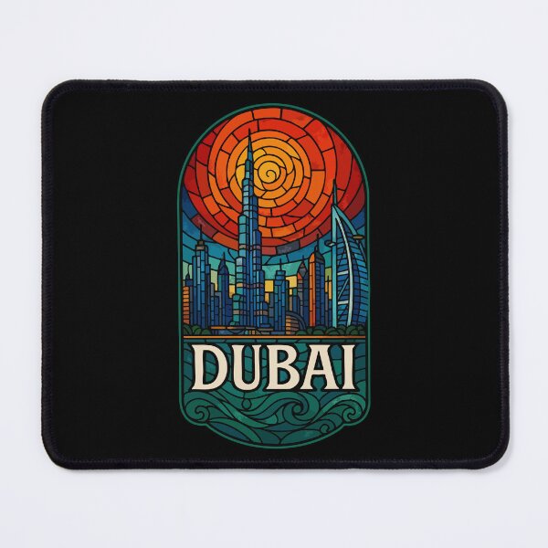Item preview, Dubai United Arab Emirates Stained Glass designed and sold by TomFrontierArt.