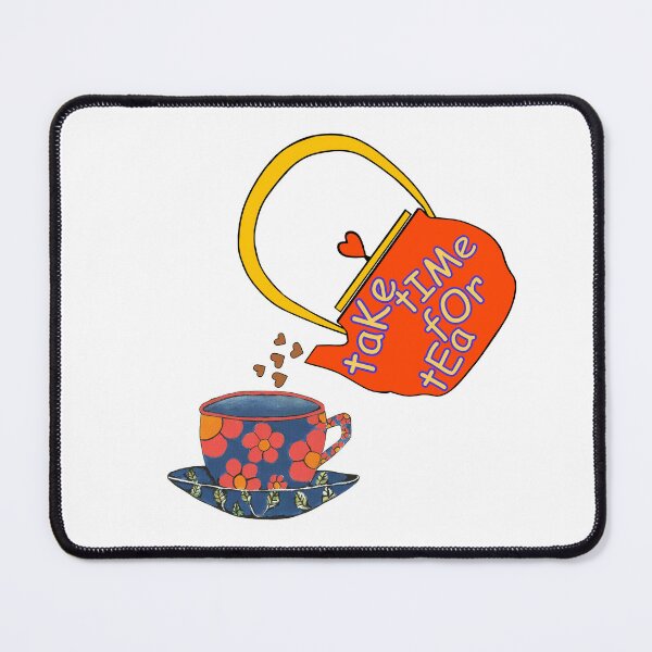 Item preview, Tea Time Tea Cup Tea Pot designed and sold by Sartoris Art.