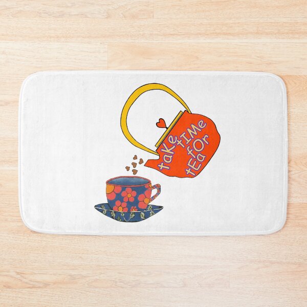 Item preview, Tea Time Tea Cup Tea Pot designed and sold by Sartoris Art.