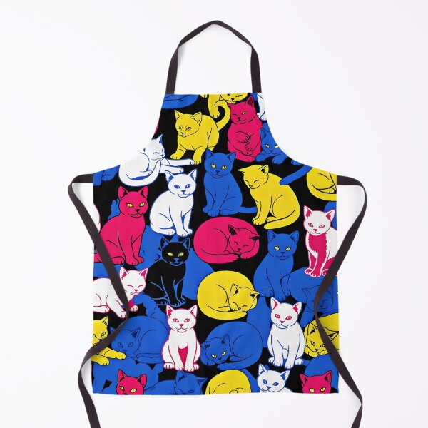 Item preview, Colorful Cat Pattern | Vibrant Feline Art for T-Shirts, Stickers & Home Decor designed and sold by Atelier Nocturne Graphic.