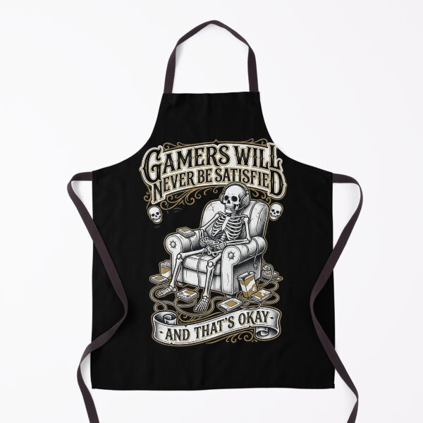 Item preview, Gamers Will Never Be Satisfied Skeleton Gaming Chair designed and sold by anass002.