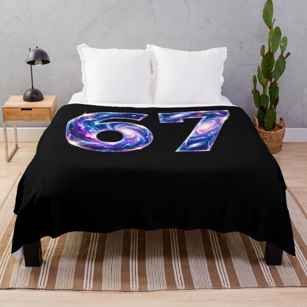 Item preview, 67 Space Galaxy Design | Cosmic Number Aesthetic | Sci-Fi Universe Art designed and sold by 519xdesign.