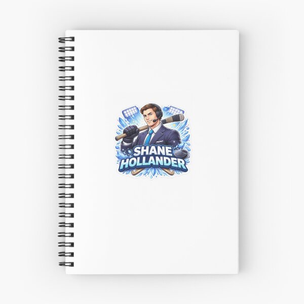 Item preview, Shane Hollander Hockey Anime Sticker – Cool Sports Commentator Ice Rink Design designed and sold by Bigeasy22441.
